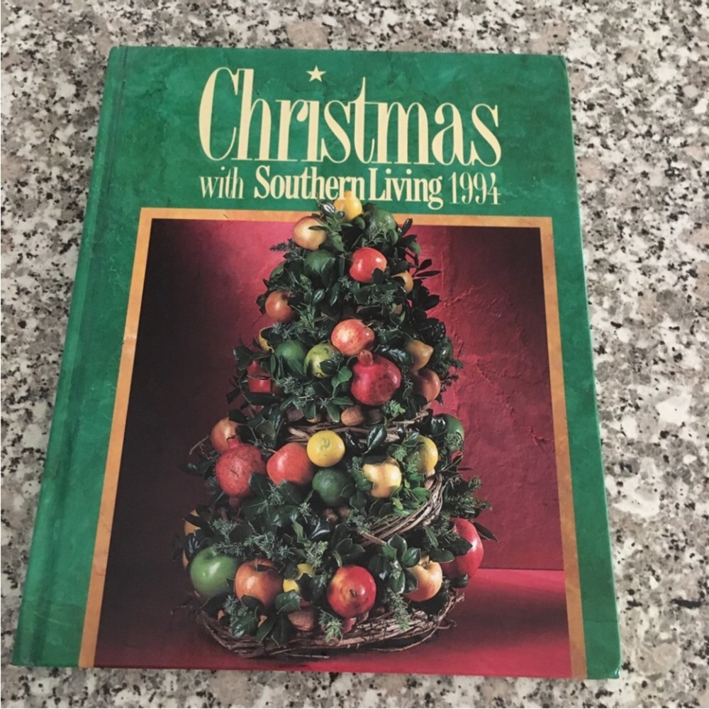 1994 Christmas with Southern Living craft book cookbook hardcover Oxmoor House